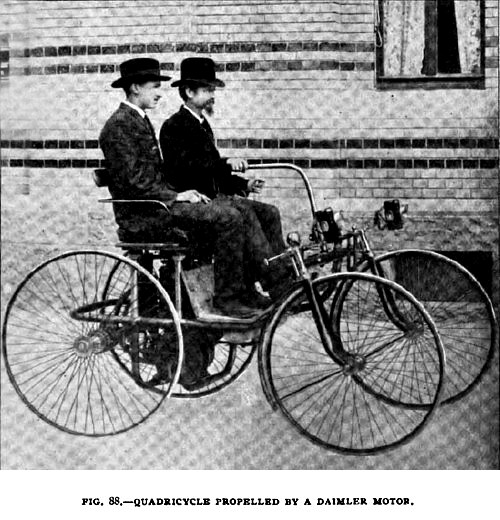 Fig. 88—Daimler Quadricycle